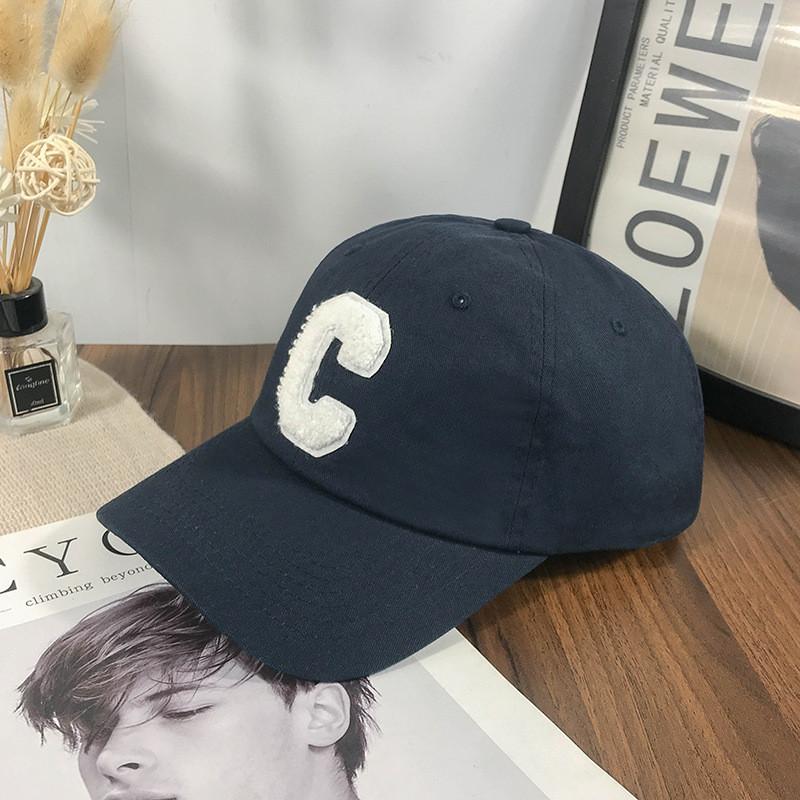 Soft Brim Trendy Baseball Cap For Women And Men Ins Letter Design Sun Hat