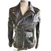 Men's Autumn and Winter Personalized Leather Jacket Slim Fit Multi Pocket Zipper Jacket