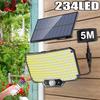 3 Modes 234LED Solar Lights Outdoor Light with Motion Sensor Bright Flood Lamp IP65 Waterproof Security Outside Solar Lights
