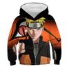 2023 New Naruto Hoodie Animation Kids 3D Printed Fashion Sweatshirts Boys Girls Kids Pullovers Street Wear Coats 3-14 Years Old