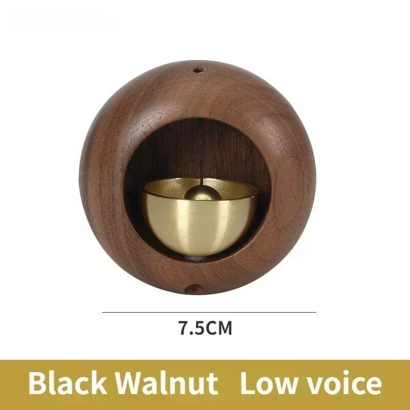 Entrance Wireless Doorbell Shopkeeper's Bell Wind Bell Door Opening Wooden Clock Reminder for Home Small Bell Decorations