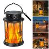 Flickering Flame Solar Lantern Outdoor Waterproof LED Light IP65 Waterproof Auto On/Off Hanging Solar Dancing Flame Lantern Light