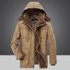 Winter Jacket Men Thicken Hooded Parka Military Jacket Winter Cold Weather Keep Warm Overcoat Men Plus Size Jacket and Coats