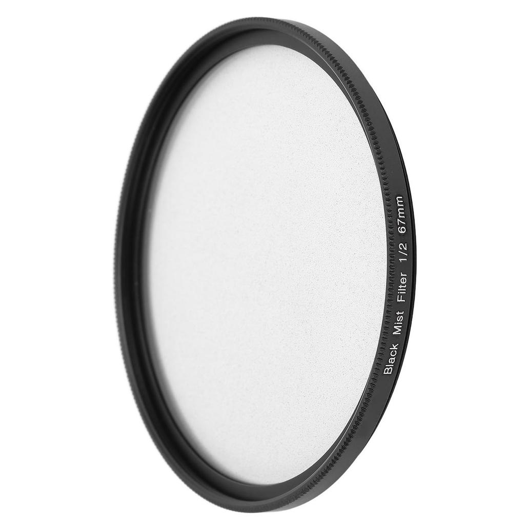 67mm Lens Filter Black Mist 1/2 Water Proof Soft Mist Cinematic Effect Filter for Vlog Video Portrai