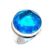 Swiss Blue Topaz Handmade 925 Sterling Silver Jewelry Ring Size 7 O9d44