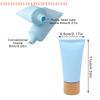 Refillable Foundation BB Cream Container Empty Tube Blue Frosted Portable Soft Squeeze Cosmetic Cream Lotion Travel Bottle