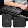 1Pcs Car Armrest Box Mats Leather Center Console Covers Accessories For 911 918 928 944 968 Boxster Cayenne Macan Panamera