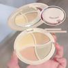 4-Color Concealer Palette Long Lasting Professional Cover Dark Circles Acne Pores Cream Shading Highlighter Face Makeup Cometics