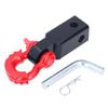 2in Universal Shackle Hitch Receiver Steel Vehicle Recovery Towing Accessories for Cars Trucks