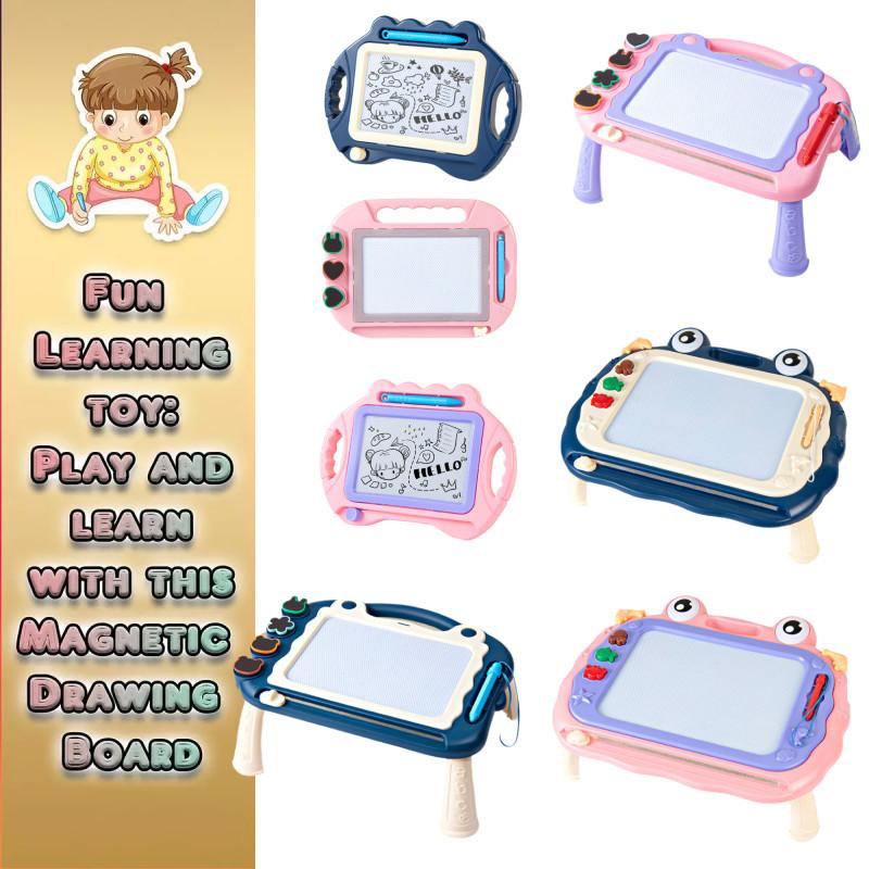 Kids Writing Magnetic Drawing Slate Magic Eraser Doodle Pad Color Board Sketch