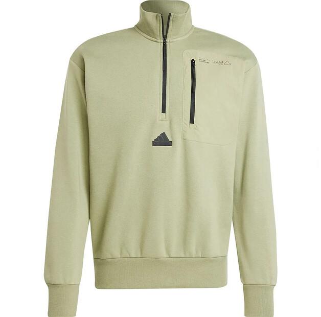 Adidas City Escape Fleece Half Zip Sweatshirt