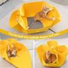 Pet Felt Cat Nest Fun Interactive Toy Deformable Cat Tunnel Semi-enclosed Composite Structure Universal Cat Head Cutout Design