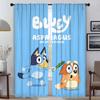 B-BlueyS Blackout Curtain for Room 2 Panel Modern Living Room Curtains 2 Pieces Home Interior Curtains Shades Tulle for Bedroom
