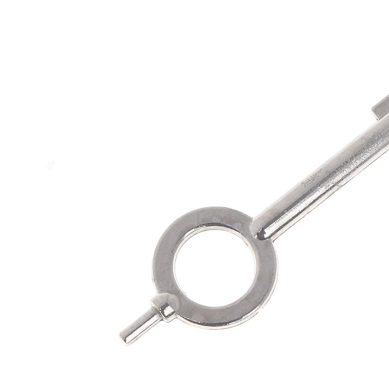 1 Pcs American Style Universal Flat Key Blank Special Key Handcuff Lock Key Zinc Alloy Keychain