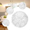 Aluminum Wire Lampshade Lamp Cover Easy Installation Globe Shade for Living Bedroom Cafe Bar