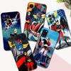 Black Tpu Case For Samsung Galaxy M53 M13 M62 A12 A22 A22S A32 A42 A52 A52S A72 4g 5g A20S UFO Robot Grendizer