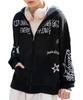 WEGO Jacquard Graphic Knit Zip Size Street Perfect Gift for and Winter Men's Hoodie, M, Black, Casual, Style, Spring, Autumn,