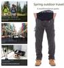Men's Multi-Pocket Outdoor Overalls - Trendy Loose Straight-Leg for Spring and Autumn