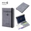 Women Men Rfid Vintage Business Passport Covers Holder Multi-Function Id Bank Card Pu Leather Wallet Case Travel Accessories