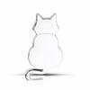 BLOOPIC Car Emblem Cat Sticker Emblem Charm 3D Metal Cat Cute Funny Waterproof Car