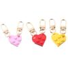 Accessories Separable Building Block Key Buckle Heart Key Ring Key Chain Love Heart Brick Keychain