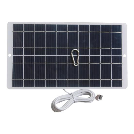 Solar Panel 10W Charging Panel IP65 Waterproof Overcharge Protection Camera