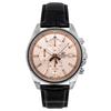 Edifice Analog Standard Chronograph Leather Strap Salmon Dial Quartz EFV-610EL-5A 100M Men's Watch