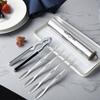 Portable Crab Tool Set Zinc Alloy Crab Claw Clamp Set Seafood Tools Durable Pliers Lobster Clamp Kitchen Accessories