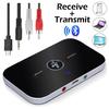 Upgraded Bluetooth 5.0 Audio Transmitter Receiver Adapter AV AUX 3.5mm Jack Stereo Music Player USB Wireless Audio Dongle Converter For Car PC TV