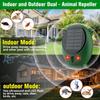 Solar Animal Repeller LED Blinking Dog and Mouse Repeller Outdoor Ultrasonic Animal Repeller