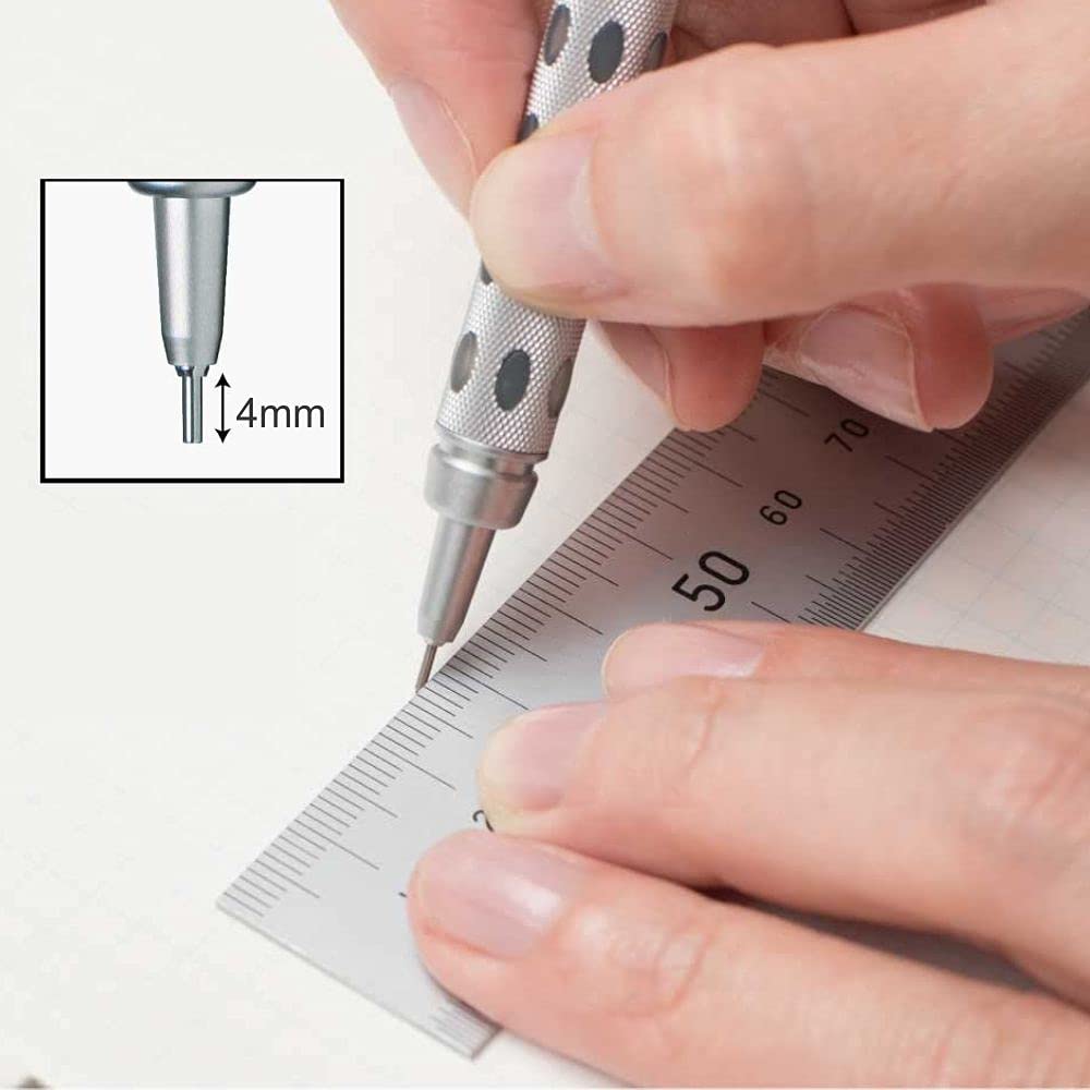 Pentel Mechanical Pencil Graph Gear 1000 PG1015 Silver 0.5mm