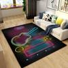 3D Creative Music Cartoon Area Rug Large,Carpet Rug for Living Room Bedroom Sofa Doormat Decoration,kids Play Non-slip Floor Mat