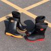 Men New Design Rain Boots PVC Anti-slip Lightweight Waterproof Water Shoes for Outdoor Use