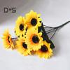 Faux Silk Flower 1 Bouquet 7 Heads Artificial Sunflower S Home Wedding Decor