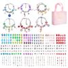 Bracelet Making Kit Beads Jewelry Charms Pendant Set DIY Craft for Children Birthday Gift