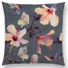 New Full Of Vitality Leaf  Flower Kingdom Beautiful Floral Painting Retro Gorgeous Cushion Cover Sofa Throw Pillow Case