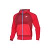 FW22 Fleece Panel Warm Sports Hooded Jacket with Logo Men Jackets Red BV3593-677