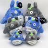 Cute Kawaii Cat Plush Blue My Neighbor Totoro Anime Character Doll Plush Cat Lotus Leaf Toy Children Toy Birthday Christmas Gift