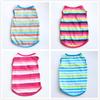 Pet Spring and Summer Super Beautiful Striped Vest, Elastic, Puppy Cotton Vest