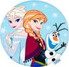 MORIPiLO Morishita Disney Frozen Seat Cushion Chair Cushion 40x40cm Round Cool Memory Foam Character Goods Disney Princess Blue 4621382