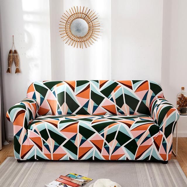 Geometric Sofa Cover Stretch Slipcovers Sofa Covers For Living Room Elastic Couch Chair Cover Sofa Towel