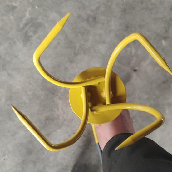 Garden Twist Tiller Manual Hand Tiller with Removable Big Claw Heavy Duty Claw Soil Cultivator with T Handle for Soil Loosening Aerating