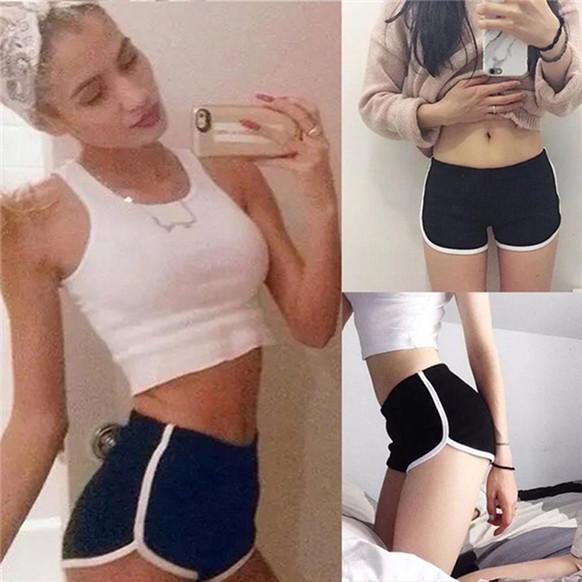 Women Fashion Summer Shorts Yoga Shorts Summer Beach Short Athletic Shorts Pants Sport Shorts Gym Workout Waistband Casual Shorts