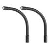 PATIKIL Gooseneck 2pcs Female To Male Thread Metal Universal Hose Flexible Arm Gooseneck Tube Extension Holder for Action Camera Phone Microphone