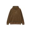Solid Color Logo Hoodie Men Tops Brown DV1572-385