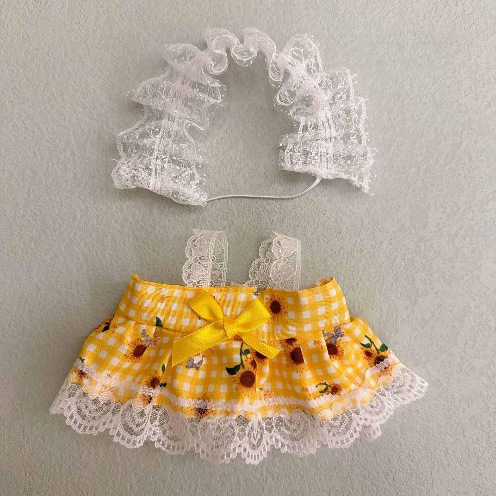 Multicolor Doll Clothes Accessories Hairband Suspender Toy Cap Dress Suit Cotton Stuffed Doll
