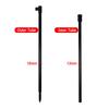 50-80cm Adjustable Quick-release Extending Bank Stick Spiral Point Fishing Bankstick with Magnet
