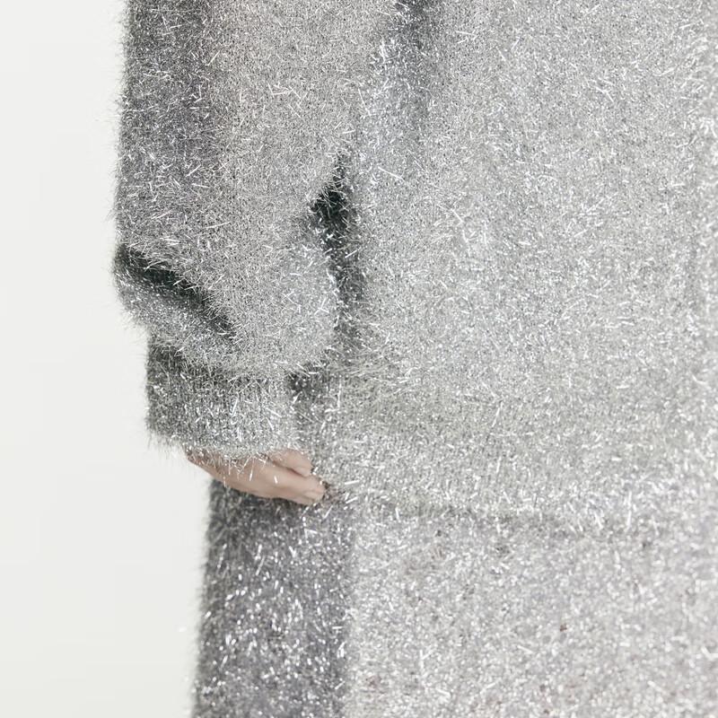 JNBY 2024 Autumn Loose Round Neck Knit Sweater