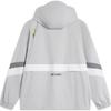Li Ning Wade Series Color Block Letter Zipper Hooded Loose Sports Windbreaker Men Outerwear Mist-Gray AFDU397-2