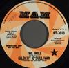 7inch Record GILBERT O'SULLIVAN - We Will 453613 MAM 1971 US Pop Used